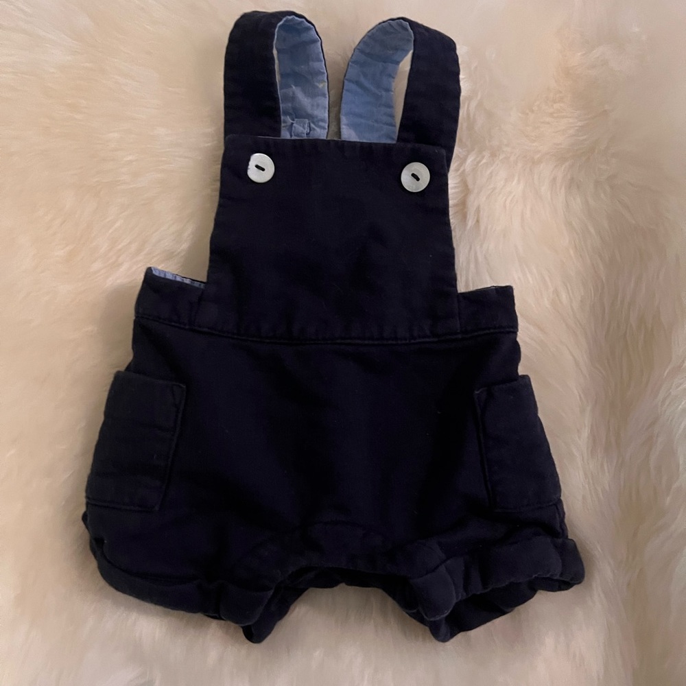 Jacadi blue overalls - 3 months
